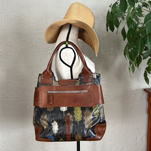 Orla Kiely Bags Orla Kiely Rare Tree Print Leather And Canvas